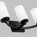 Generation Lighting - 4439103EN3-112 - Three Light Wall / Bath - Hettinger - Midnight Black