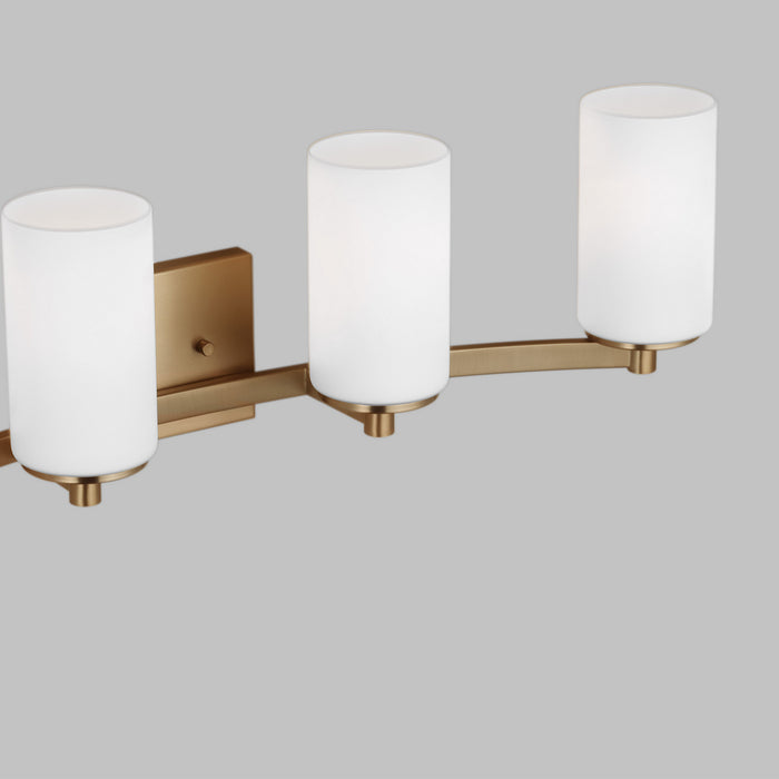 Generation Lighting - 4439104-848 - Four Light Wall / Bath - Hettinger - Satin Brass