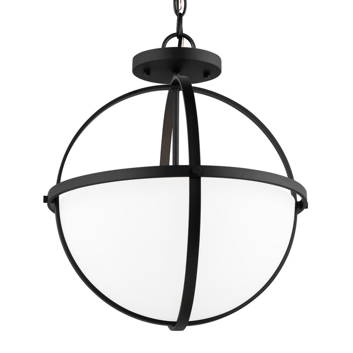 Generation Lighting - 6624603EN3-112 - Three Light Pendant - Alturas - Midnight Black
