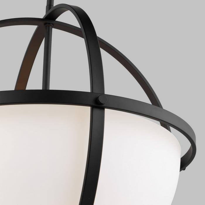 Generation Lighting - 6624603EN3-112 - Three Light Pendant - Alturas - Midnight Black