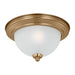 Generation Lighting - 77063EN3-848 - One Light Flush Mount - Geary - Satin Brass