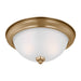 Generation Lighting - 77064EN3-848 - Two Light Flush Mount - Geary - Satin Brass