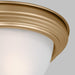 Generation Lighting - 77064EN3-848 - Two Light Flush Mount - Geary - Satin Brass