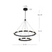 Kuzco Lighting - CH63436-BK - LED Chandelier - Rezz - Black