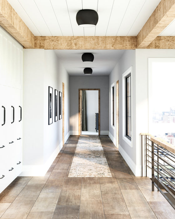 Kuzco Lighting - FM44614-BK/WH - LED Flush Mount - Croft - Black/White