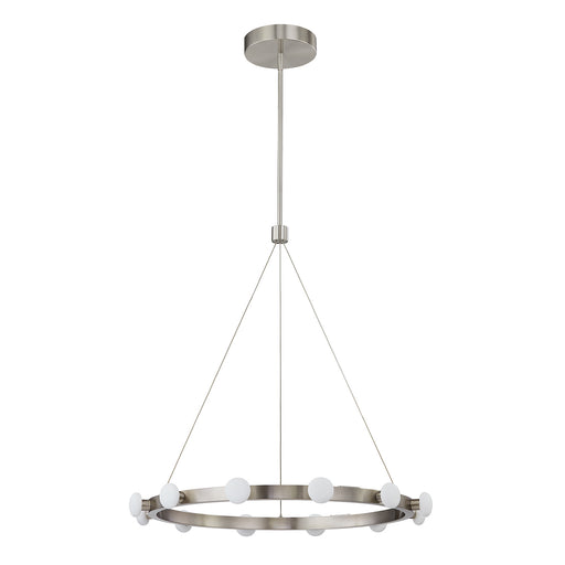 Rezz LED Pendant Brushed Nickel