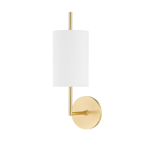 Molly One Light Wall Sconce Aged Brass