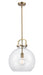 Innovations - 410-1S-BB-14CL - LED Pendant - Newton - Brushed Brass