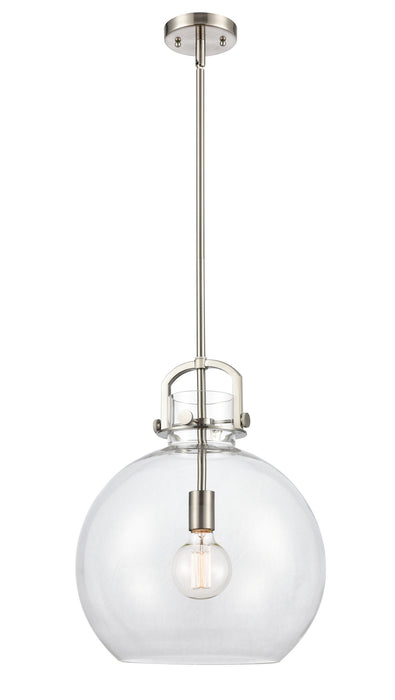 Innovations - 410-1S-SN-14CL - LED Pendant - Newton - Brushed Satin Nickel