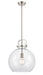 Innovations - 410-1S-SN-14CL - LED Pendant - Newton - Brushed Satin Nickel