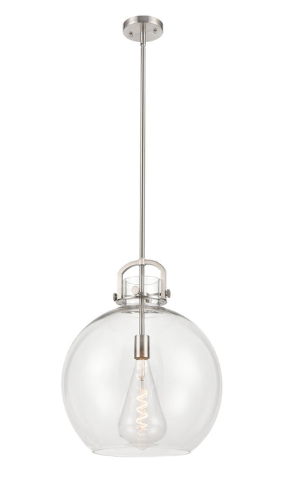 Innovations - 410-1S-SN-16CL - LED Pendant - Newton - Brushed Satin Nickel