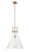 Innovations - 411-1S-BB-16CL - LED Pendant - Newton - Brushed Brass