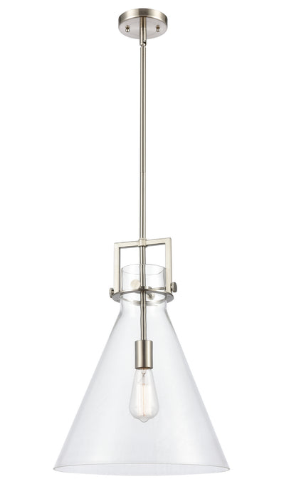 Innovations - 411-1S-SN-14CL - LED Pendant - Newton - Brushed Satin Nickel