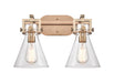 Innovations - 411-2W-BB-7CL - LED Bath Vanity - Newton - Brushed Brass