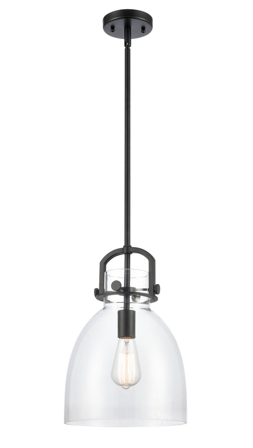 Innovations - 412-1S-BK-10CL-LED - LED Mini Pendant - Newton - Matte Black