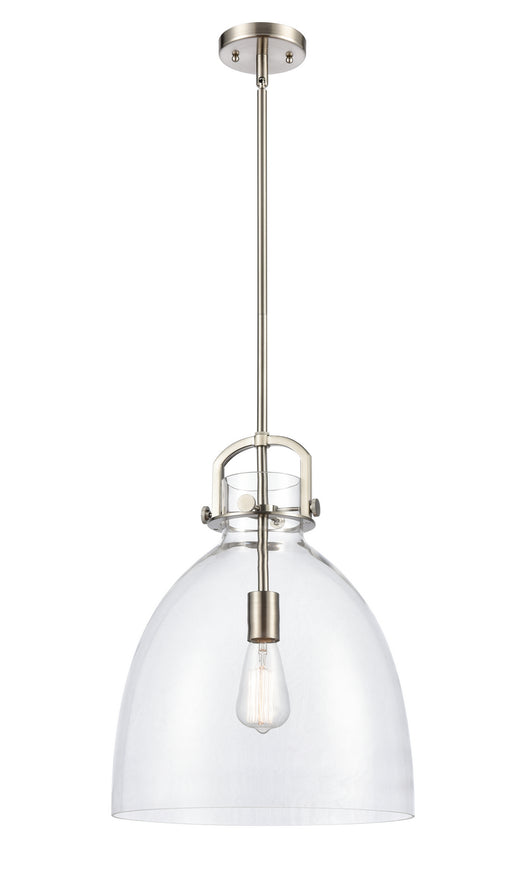 Innovations - 412-1S-SN-14CL - One Light Pendant - Downtown Urban - Brushed Satin Nickel