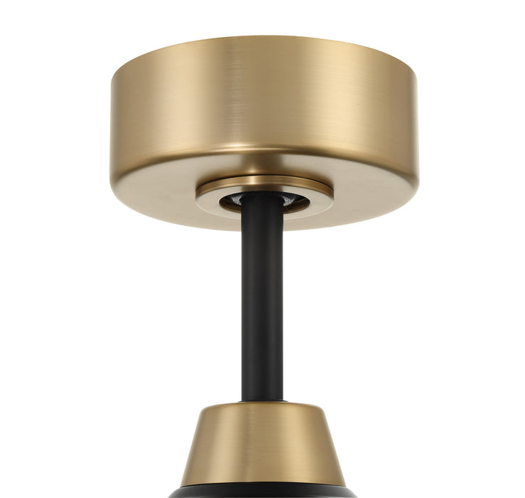 Craftmade - EVY60FBSB3-NWF - 60" Ceiling Fan - Envy 60" Ceiling fan, no Wifi - Flat Black/Satin Brass