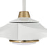 Craftmade - EVY60WSB3-NWF - 60" Ceiling Fan - Envy 60" Ceiling fan, no Wifi - White/Satin Brass