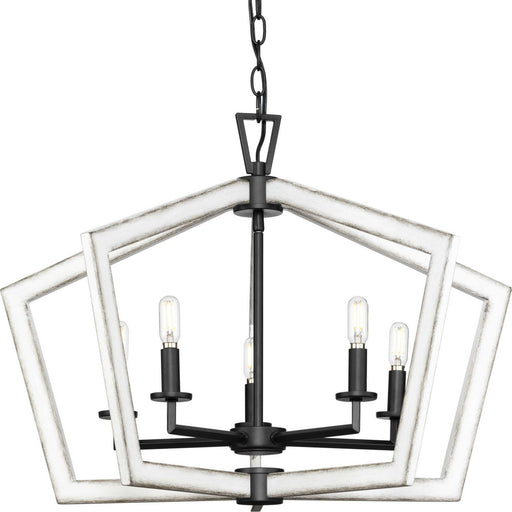 Galloway Five Light Chandelier Matte Black
