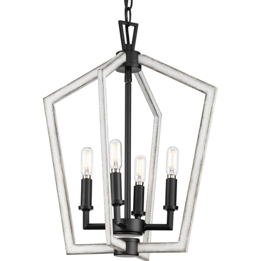 Galloway Four Light Foyer Pendant Matte Black