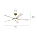 Kichler - 300395WH - 56 Inch Ceiling Fan - Icon - Brushed Natural Brass