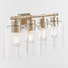 Quorum - 5374-4-80 - Four Light Vanity - Tribute - Aged Brass