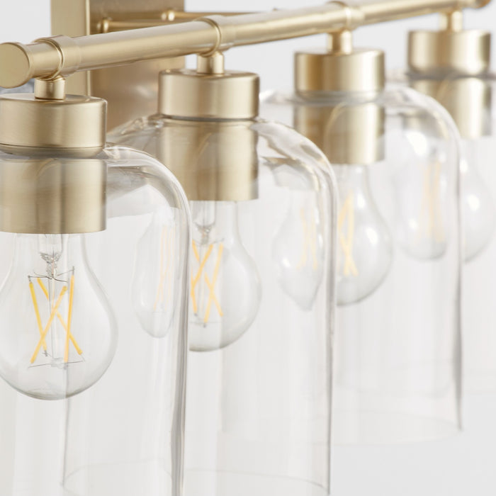 Quorum - 5374-4-80 - Four Light Vanity - Tribute - Aged Brass