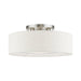 Livex Lighting - 40143-92 - Three Light Semi-Flush Mount - Ellsworth - English Bronze