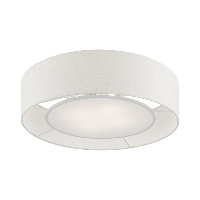 Livex Lighting - 40144-92 - Four Light Semi-Flush Mount - Ellsworth - English Bronze