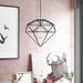 Livex Lighting - 49152-68 - One Light Pendant - Knox - Shiny Black w/Polished Chrome