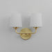 Maxim - 12092SWSBR - Two Light Wall Sconce - Bristol - Satin Brass