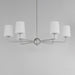 Maxim - 12096SWSN - Six Light Chandelier - Bristol - Satin Nickel