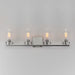 Maxim - 12404CLSN - Four Light Bath Vanity - Pinn - Satin Nickel