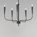 Maxim - 24815BK - Five Light Chandelier - Vela - Black
