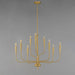 Maxim - 24819SBR - Nine Light Chandelier - Vela - Satin Brass
