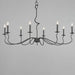 Maxim - 27708BO - Eight Light Chandelier - Padrona - Black Oxide