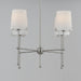Maxim - 32364WTSN - Four Light Chandelier - Huntington - Satin Nickel