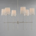 Maxim - 32366WTSN - Six Light Chandelier - Huntington - Satin Nickel