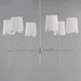 Maxim - 32366WTSN - Six Light Chandelier - Huntington - Satin Nickel