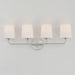 Maxim - 12094SWSN - Four Light Bath Vanity - Bristol - Satin Nickel
