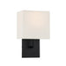 George Kovacs - P470-66A-L - LED Wall Sconce - Sconce - Coal Black