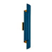 Kalco - 514721PBN - Two Light Wall Sconce - Piaga - Matte Blue and Polished Brass