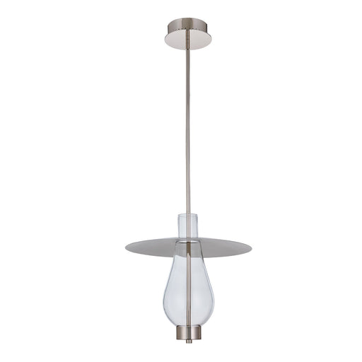 Hugo LED Pendant Polished Nickel