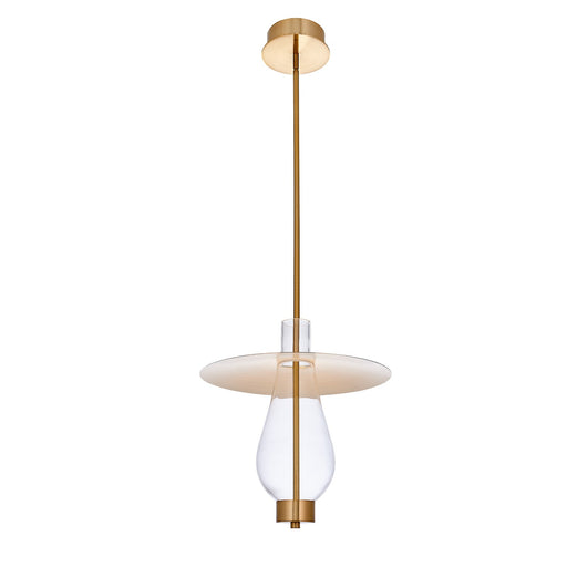 Hugo LED Pendant Winter Brass