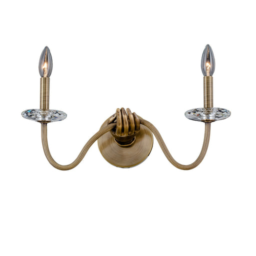 Venus Two Light Wall Sconce Historic Brass