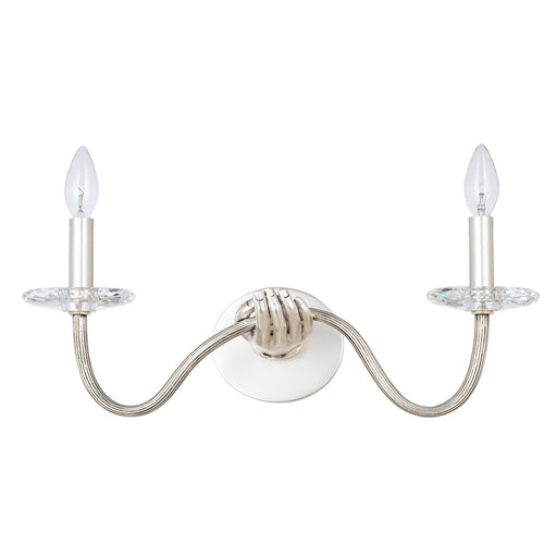 Venus Two Light Wall Sconce Pewter