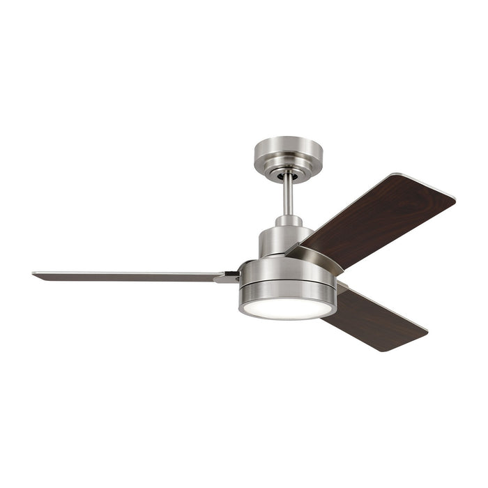 Generation Lighting - 3JVR44BS - 44 Inch  Ceiling Fan - Jovie - Brushed Steel