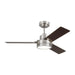Generation Lighting - 3JVR44BS - 44 Inch  Ceiling Fan - Jovie - Brushed Steel