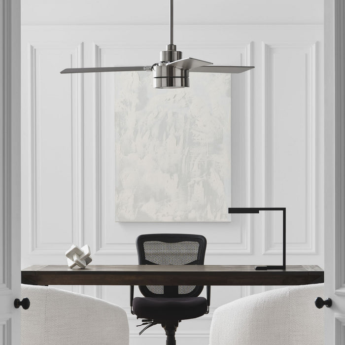 Generation Lighting - 3JVR52BSD - 52 Inch  Ceiling Fan - Jovie - Brushed Steel