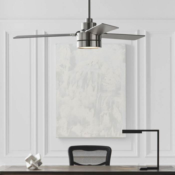 Generation Lighting - 3JVR52BSD - 52 Inch  Ceiling Fan - Jovie - Brushed Steel